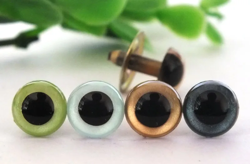 10.5mm 4color can choose or mixed color  plastic eyes for Bear Doll Animal Puppet making Scrapbooking