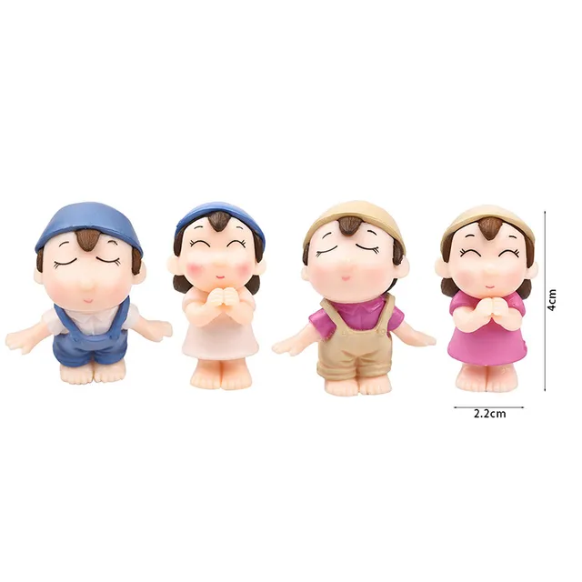 1set Sweety Lovers Couple Chair Figurines Miniatures Fairy Garden