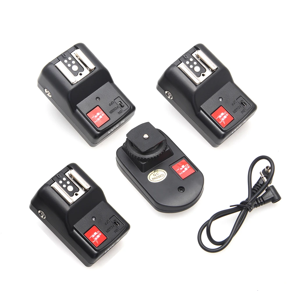 New Wireless Remote Speedlite Flash Trigger/Synchronizer Flash Radio Transmitter for Canon Nikon Olympus DSLR Camera New Wireless Remote Speedlite Flash Trigger/Synchronizer Flash Radio Transmitter for Canon Nikon Olympus DSLR Camera