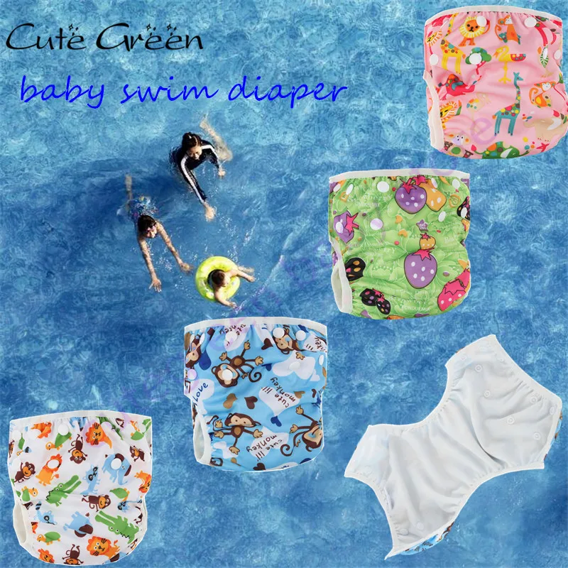 baby summer swimming diaper baby nappies;reusable waterproof PUL cloth diaper pool diaper