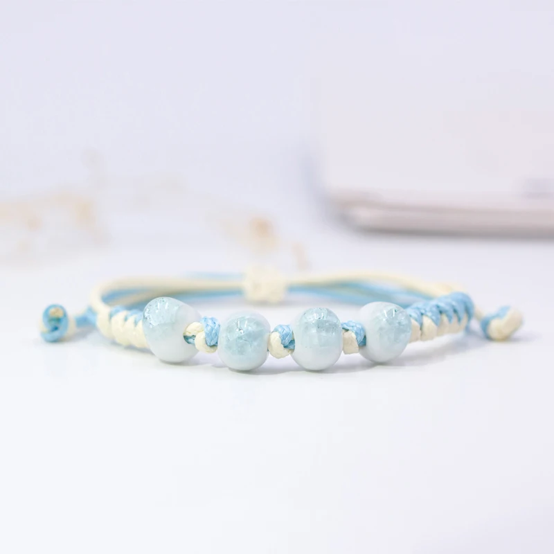 

Women's Ceramic hand made DIY Bracelets Artware Retro bracelet for woman girl gift Fashion Jewelery wholesale #5230