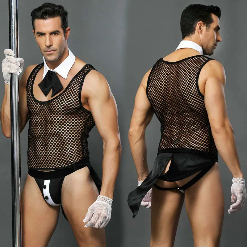 Sexy Convict Costume For Men