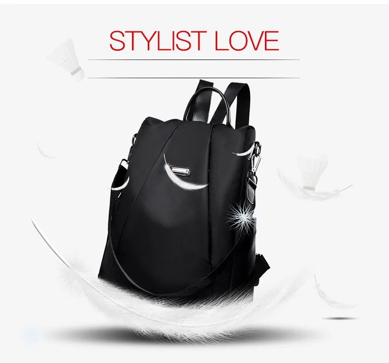 DIZHIGE брендовый Противоугонный Оксфордский рюкзак женский дизайнерский школьный рюкзак для девочек-подростков водостойкий рюкзак для