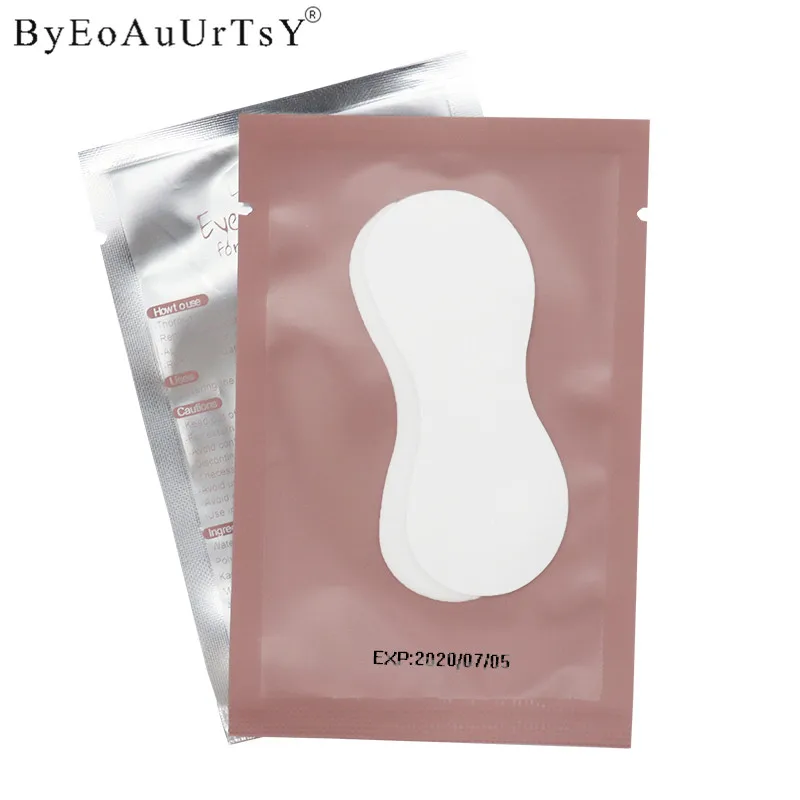 100pcslot New Design Under Eye Paper Patches Lint Free Eyelash Extension Lash Grafted Sticker False Eye Makeup Tools Popular (19)