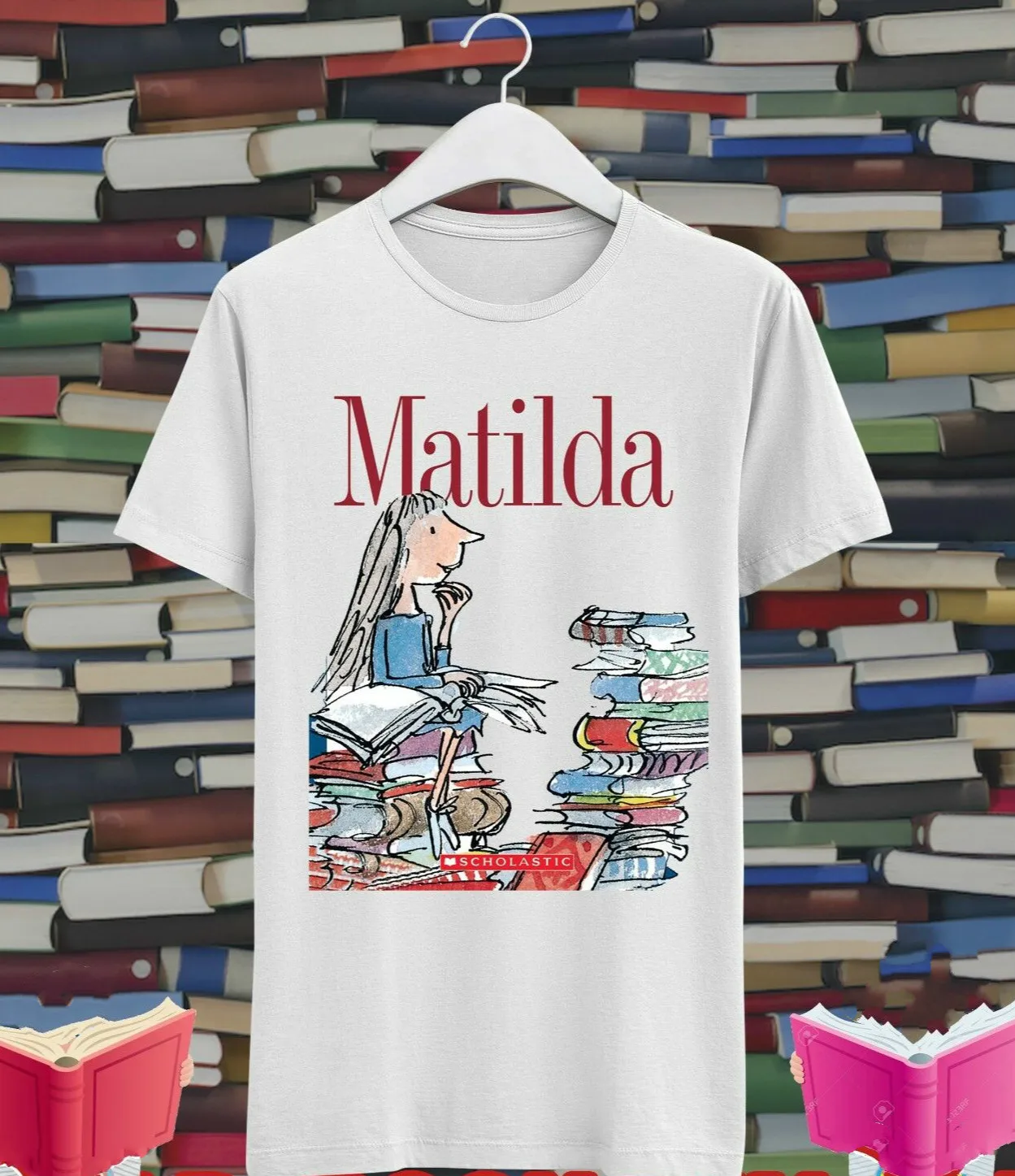 Matilda Childres Story Book CM22 &amp Adults Tee | Мужская одежда