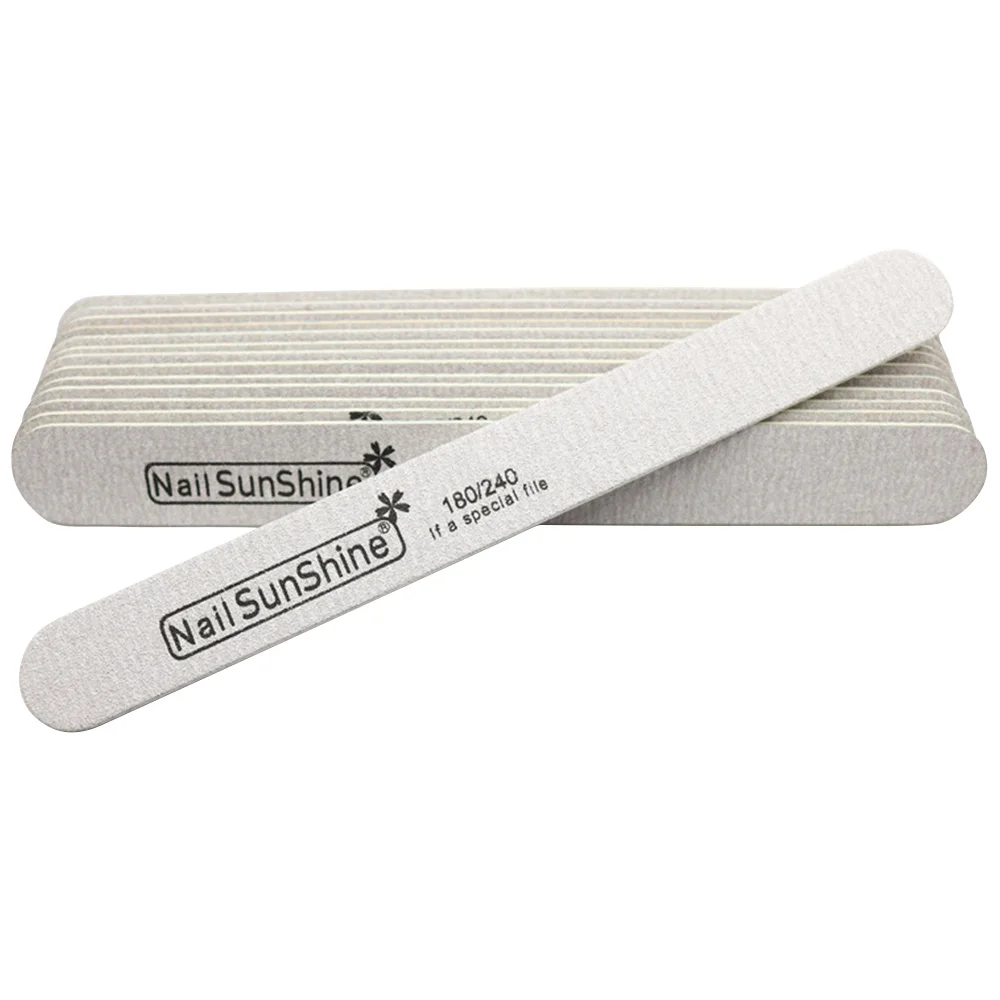 

10pcs/lot Wood Nail File Buffer Polishing Block Sanding Files Straight Grinding Manicure Buffing Polish Nail Art Manicure Tools