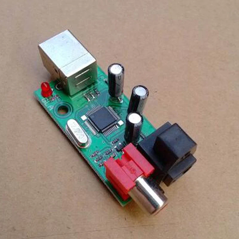 

USB sound card USB to coaxial /digital fiber / SPDIF / DTS/ AC3 conversion board FOR support WAV, APE, FLAC, MP3 audio