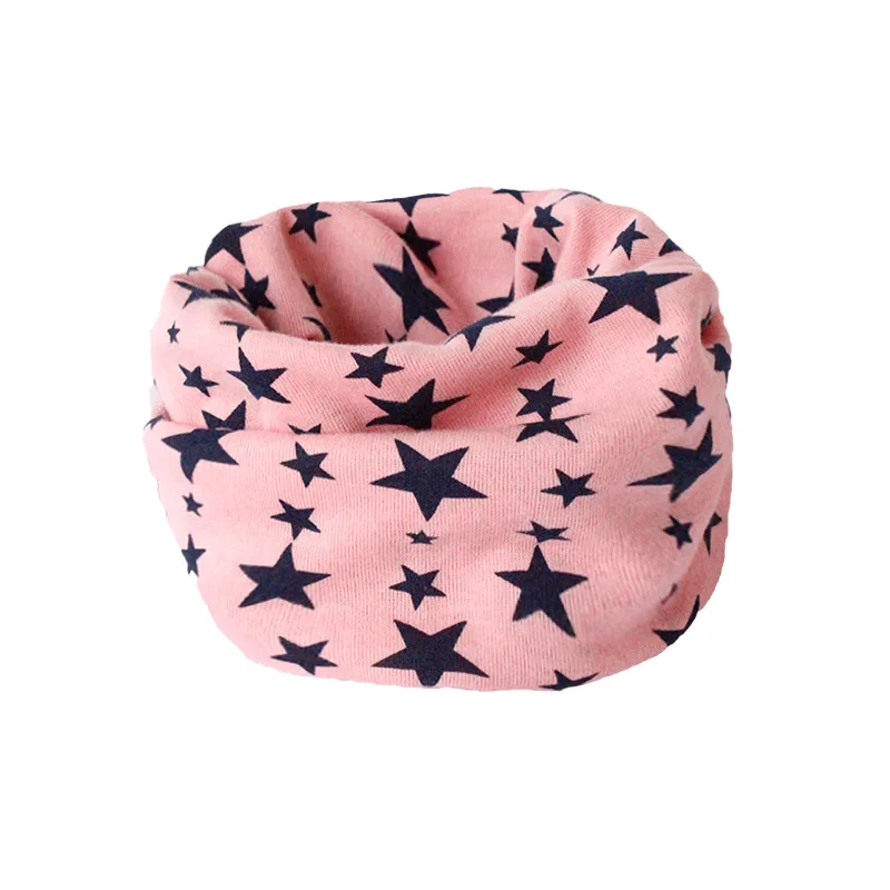 Модные Демисезонный теплый детский шарф 40*20 см, детский хлопковый шарф для девочек, для мальчиков-хомут с круглым воротником для мальчиков и девочек детский шарф шейный платок бандана - Цвет: pink
