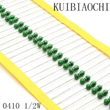 50 шт./лот 1/4W 1/2W 1W хроматический кольцевой индуктор DIP 1UH 2.2UH 4.7UH 10UH 22UH 33UH 47UH 100UH 150UH 220UH 330UH 470UH 560UH 1MH