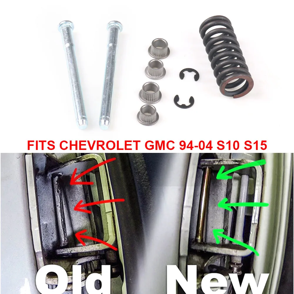 S10 Door Hinge Pin and Bushing Repair Kits for Chevy S10 GMC Sonoma S15 38419 15562609 15964971 15964972 16632193 25640501 15591898 88891731 2 Door 4 Pin Door Hinge Pin S10 Door Hinge Pin and Bushing Repair Kits for Chevy S10 GMC Sonoma S15 38419 15562609 15964971 15964972 16632193 25640501 15591898 88891731 2 Door 4 Pin Door Hinge Pin