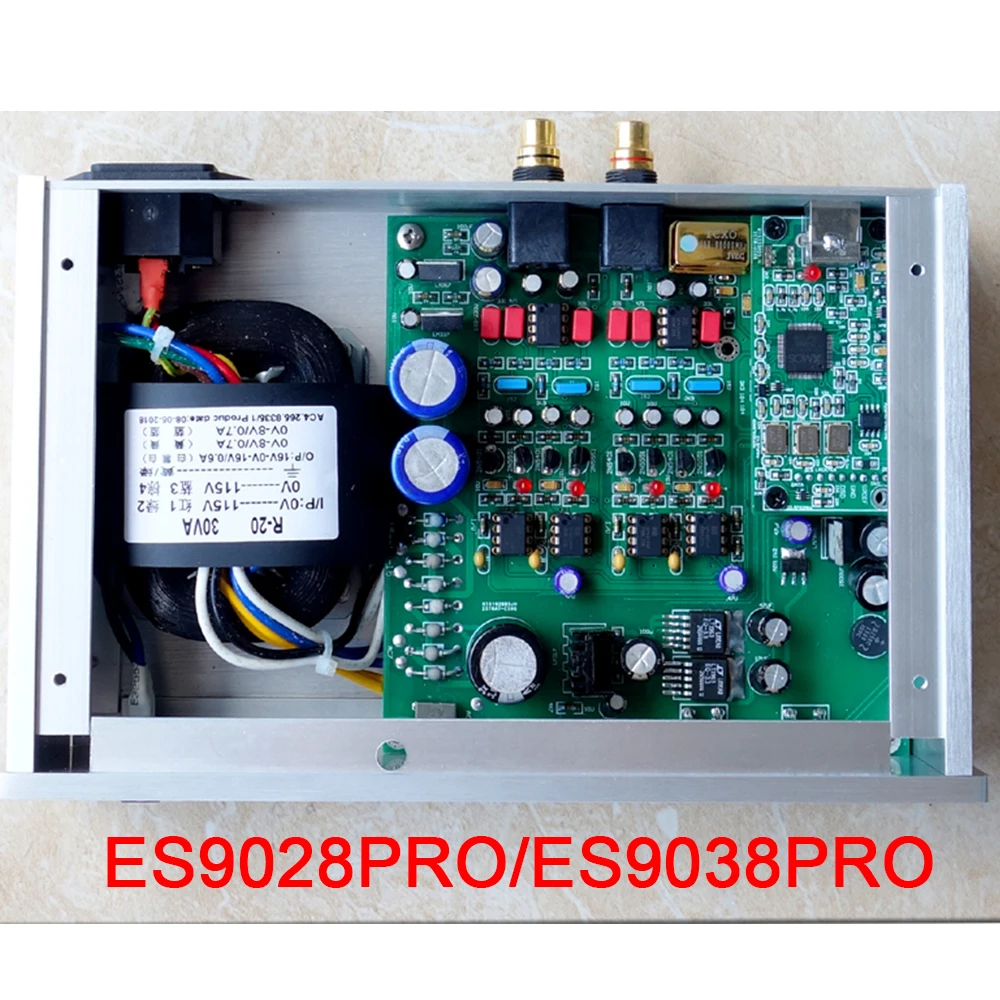 

new ES9028PRO ES9038PRO asynchronous USB Decoder DAC amplifier with XMOS XU208