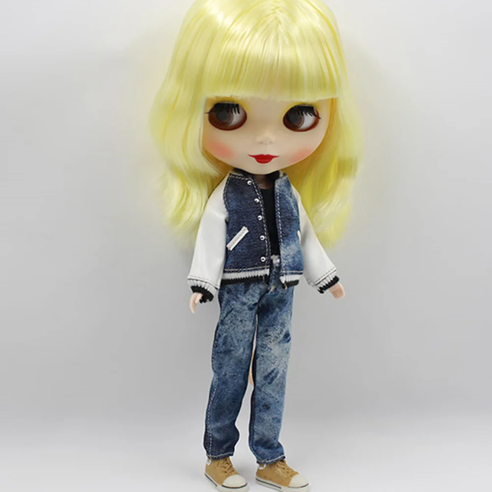Блит одежду, чтобы джинсовая одежда джинсы форма он подходит для Icy шарнирная кукла Блит азон тела licca 1/6 кукла