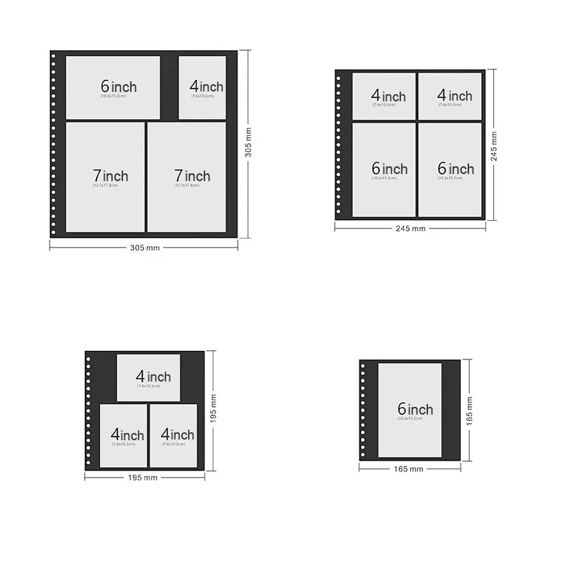 20 листов DIY Фотоальбом квадратная спиральная переплет картонная обложка альбом для рисования детей ремесло Дневник Журнал Свадьба Гость картина книга