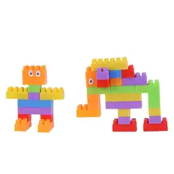 2018 новые детские игрушки большой Размеры строительные блоки Набор для детей Пластик сборки модели большой кирпич DIY обучения Развивающие