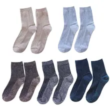 Для женщин девочек Винтаж ребристый трикотажный длинный нескользящих носочков с блестками металлик сплошной Цвет нейлон шелковистые Harajuku носки без пятки