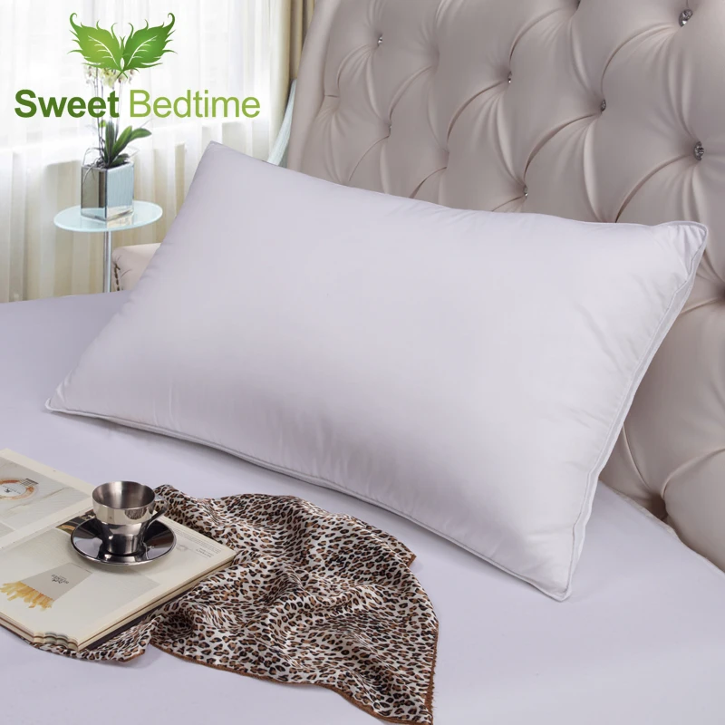 Soft 750 Fill Power White Goose Down Gusseted Pillow Insert Down