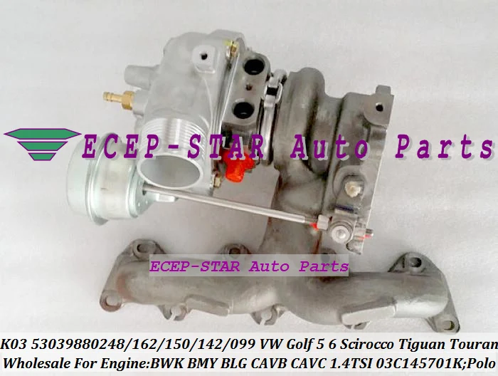 K03 53039880248 53039880162 Turbocharger turbo For VW Golf Golf Polo Scirocco Tiguan Touran 1.4L TSI BWK BLG CAVB 170HP (3)