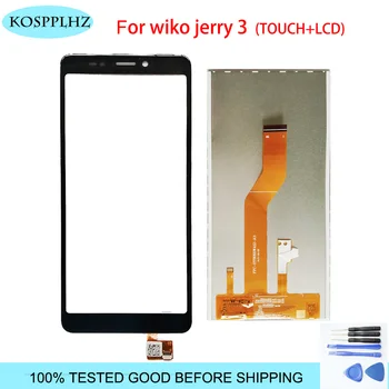 

Black/White color For 5.45 inch Wiko Jerry 3 LCD Display+Touch Screen Digitizer Assembly Replacement for Wiko Jerry3 +Free Tools