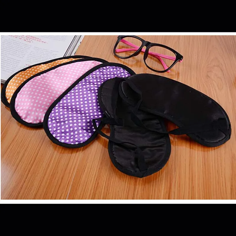 Blinder Small Dots Sleeping Eye Mask Anti Snoring Blindfold Travel Sleeping Eye Shade Cotton Unisex Funny Cover 2.3cm x 10.5cm