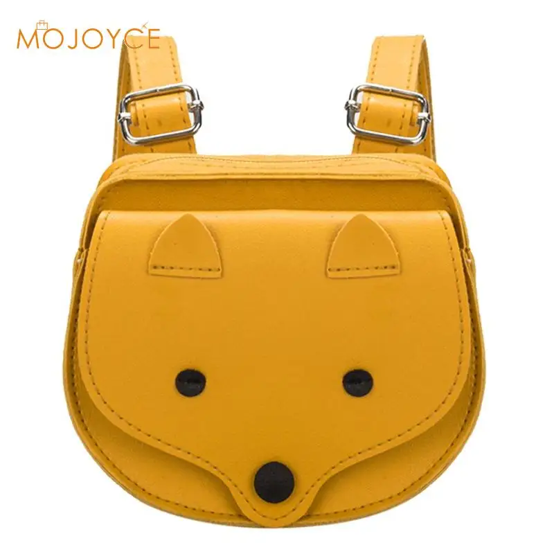

3D Animal Fox Mini Backpack PU Leather Cartoon Kids Backpack Baby Girls Shoulder Bags Small Cute Schoolbags for Little Girls New