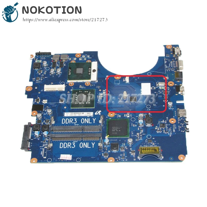 NOKOTION для samsung NP-R530 R530 Материнская плата ноутбука DDR3 GL40 процессор BA92-06336A BA92-06336B