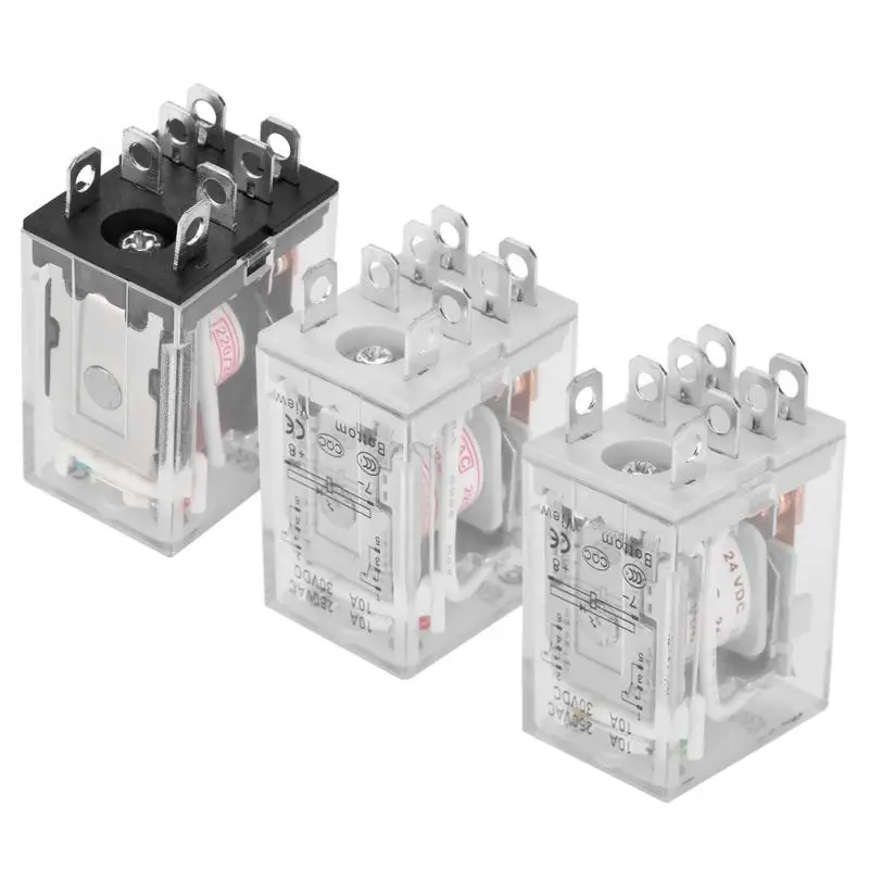 

10Pcs Relay JQX-13F LY2 30V Coil Power Relay DPDT 8 Pin DC Intermediate Relay used in control components applicable for home