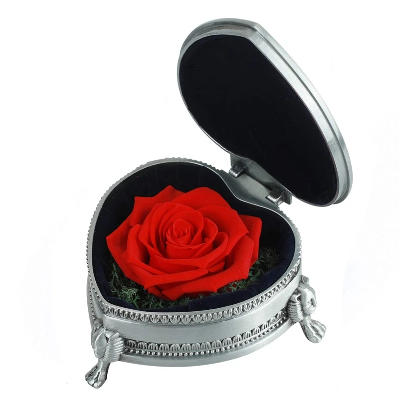 Handmade Preserved Rose Present Delicate Fresh Rose Upscale Immortal Flowers With Best Gift Female Birthday Anniversary Valent