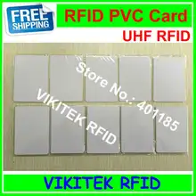 Разрешенный к использованию иностранным лицам 9662 карта UHF RFID 860-960 МГц Higgs3 915 м EPC c1g2 ISO18000-6C 20 штук 54x86x0,9 мм ПВХ карты тега