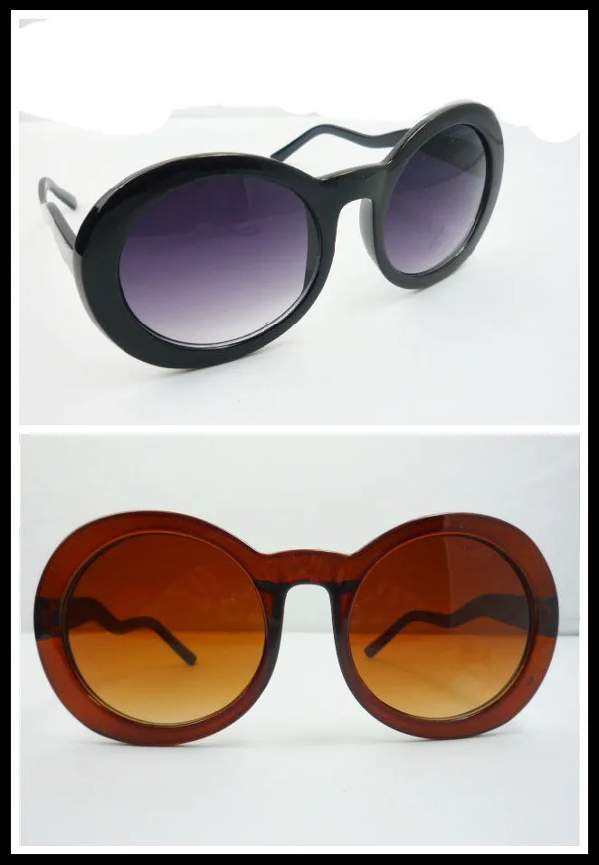 2014 Superstar model big frame circle sunglasses women outdoor sport&ampfun Inspired Elegant Personalized retro goggles eyewear |