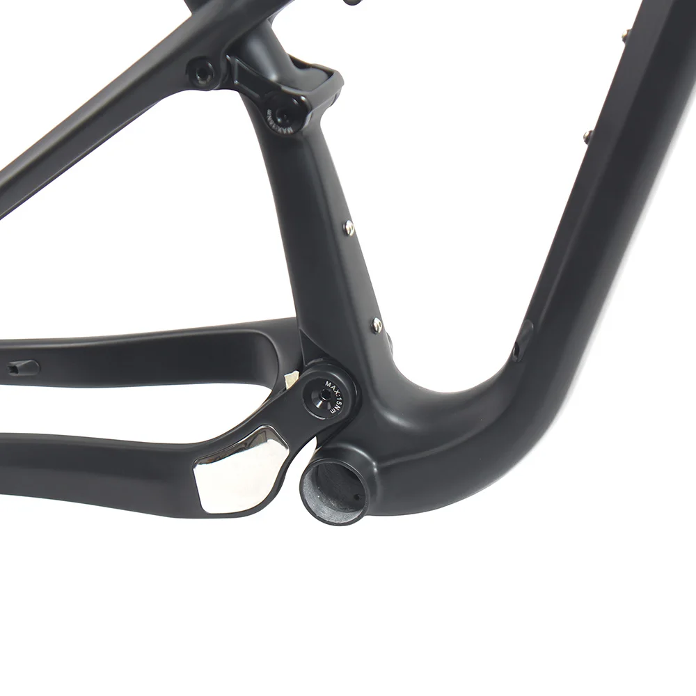 Excellent 2018 carbon mountain bike suspension frame 29er Enduro mtb bicycle frameset disk brake 5