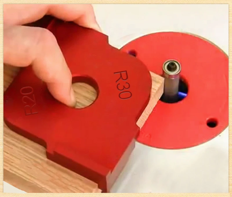 Совершенно новый 1 шт. R10 x R15 + R20 R30 радиус панели дерева Быстрозажимной фрезерный