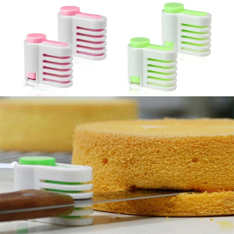 

2018 New Practical DIY Kitchen Tool Cake Bread Leveler 5 Layer Slicer Cutting Fixator Easy operation hot tool C0323#0