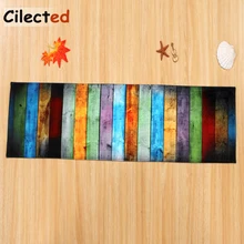 Cilected классический Радужный ковер прямоугольник 40x120 см для гостиной кухни детская комната Противоскользящие коврики дверные коврики