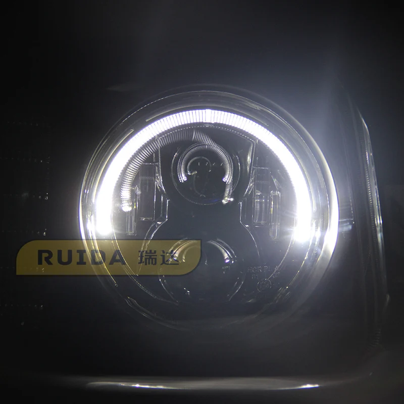 Светодиодный головной светильник с линзами для Suzuki Jimny JB43, угловой светильник для глаз, головной светильник 4X4, аксессуары для внедорожников с низким дальним светом