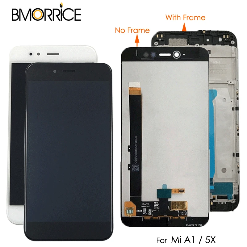 Оригинальный ЖК-дисплей для Xiaomi A1 Mi 5X 5 дюймов сенсорный ЖК-экран дигитайзер с/без