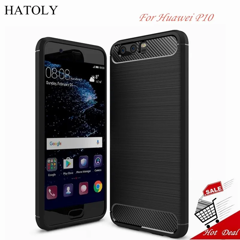 

Huawei P10 Case Silicon Cover Shockproof Huawei P10 Rubber Cover Phone Case TPU Back Cover For Huawei P10 Funda Coque P10 Bumper