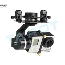 Tarot GOPRO 3DIII металлический трехосевой PTZ 3-осевой бесщеточный стабилизированный шарнир для камера FPV GOPRO TL3T01