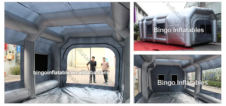inflatable spray paint booth (2)