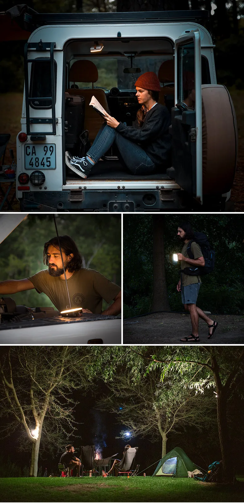 Conduziu a Iluminação Barraca de Acampamento Luz de Emergência Luz de Acampamento ao ar Naturehike Multifuncional Portátil Recarregável Livre 5900 k Sos 26 Cheap Ferram. atividade ar livre