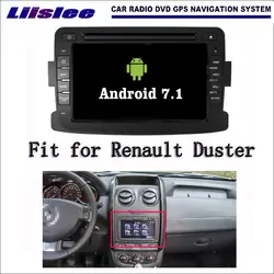 Liislee Android 7,1 2G RAM для Renault Duster 2010 ~ 2016 автомобилей Радио Аудио Видео Мультимедиа DVD плеер Wi Fi DVR gps Navi навигации