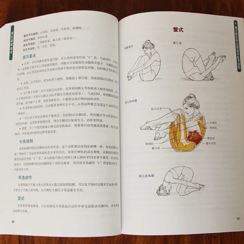 Новые горячие Пилатес Анатомия Йога книга: Тренировка мышц Бодибилдинг