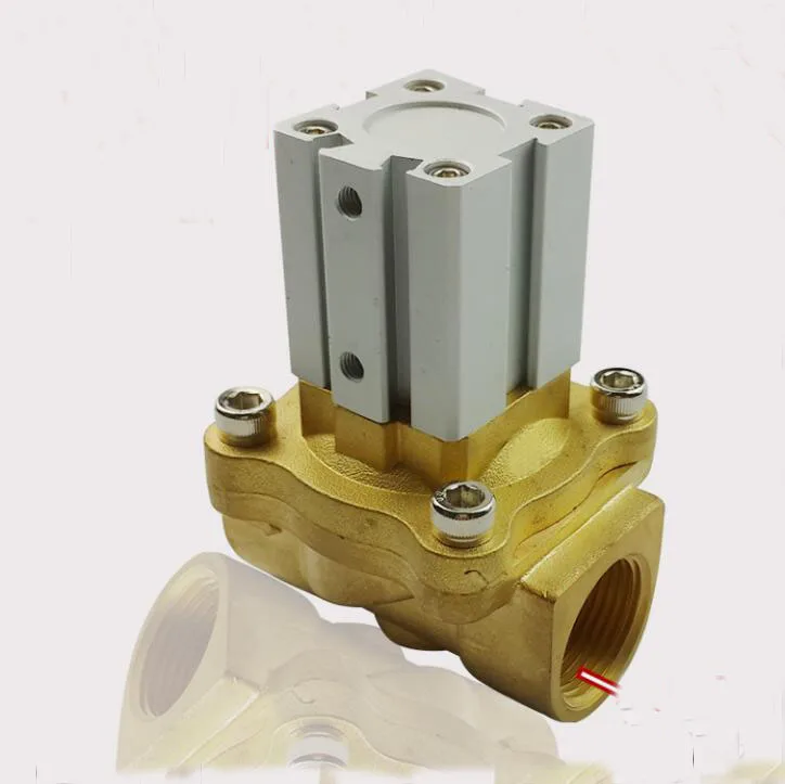 2 inch 2 Way 2 Inch Direct Acting Brass Air Control Solenoid Valvein