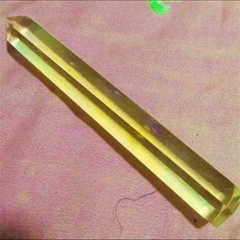 

A 158mm 125g fused quartz crystal wand point ultra long crystal obelisk. energy quartz crystal healing stone