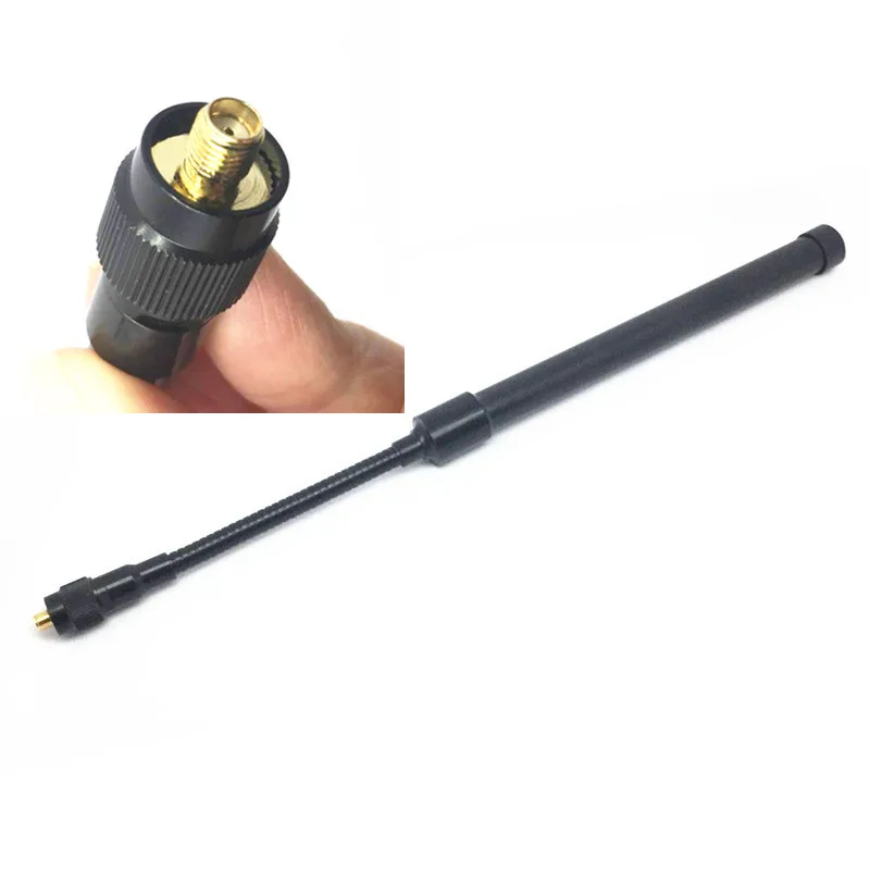 Тактическая антенна Goosetube подходит для полевой команды intercom Baofeng UV5R UV82 UV9R walkie talkie