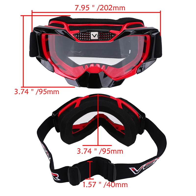 POSSBAY Motorcycle Glasses Snowboard Ski Goggles Racing Motocross Goggles Cafe Racer Dirt Bike Outdoor Sport Culos Moto Gafas
