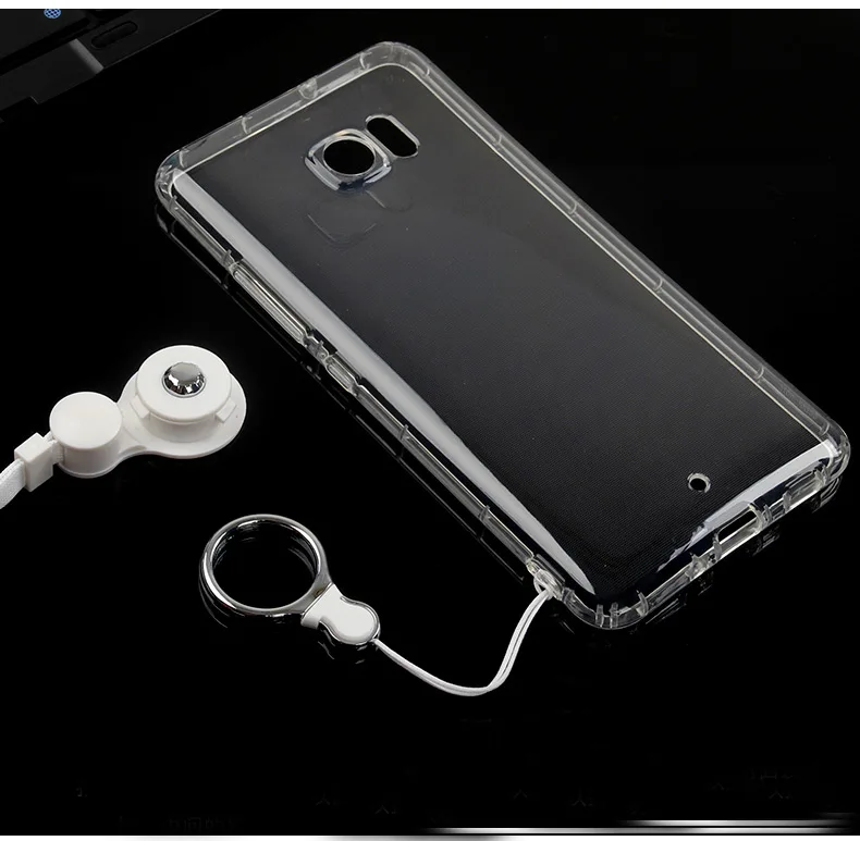 

transparent Shockproof Anti-skid TPU Gel Skin soft Case Cover For HTC U Ultra
