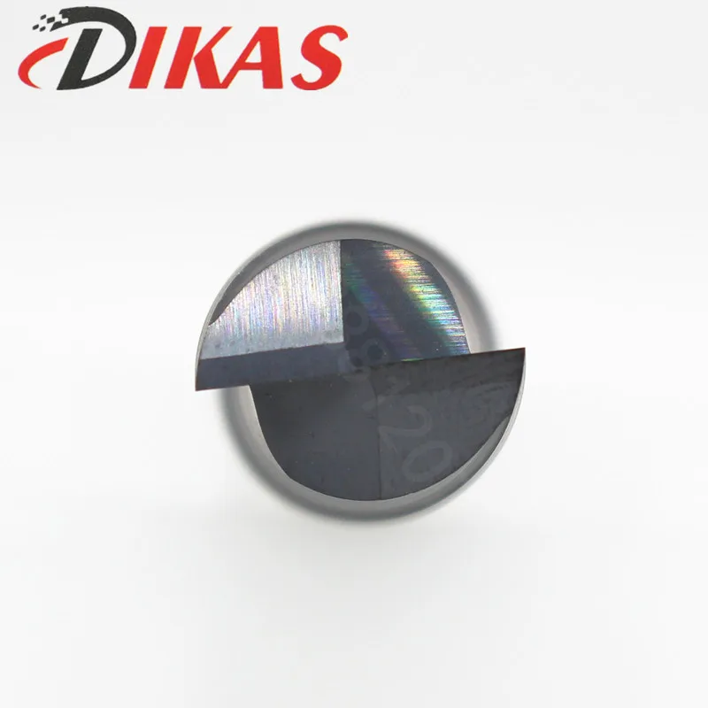 Dikas 45HRC d12 * D12 75L 2F материал Карбид квадратная плоская Концевая фреза 2 Флейта 12 мм