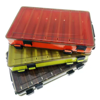 

Double Side Plastic Case Fishing Tackle Storage Box Outdoor Accesories for Baits Lure Hooks