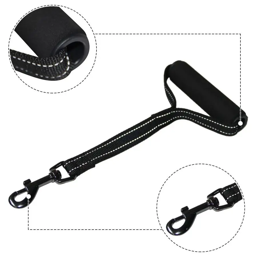 

2018 Newest Short Pet Dog Leash With Traffic Handle For Medium And Large Dogs Reflective Dog String Pet Cat Dog Products