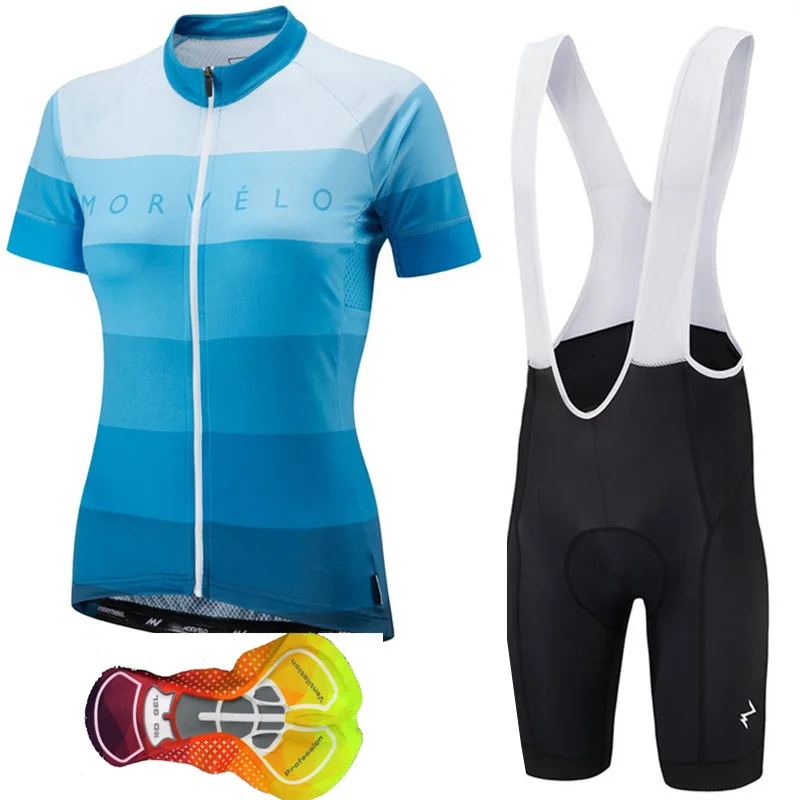 Morvelo Pro Team Велоспорт Джерси для женщин с коротким рукавом горный велосипед одежда для велоспорта uniformes ropa ciclismo mujer - Цвет: as picture12